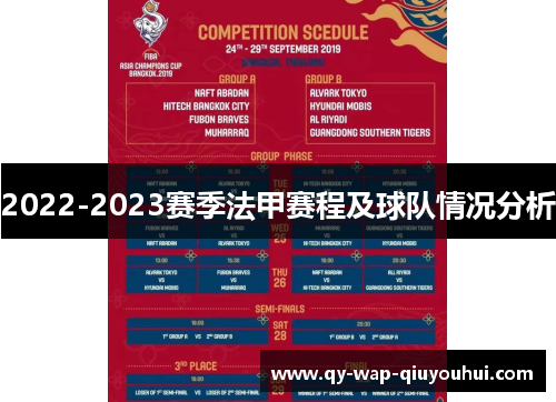 2022-2023赛季法甲赛程及球队情况分析 2022-2023赛季法甲赛程及球队情况分析